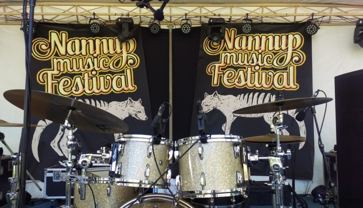 Main stage drums