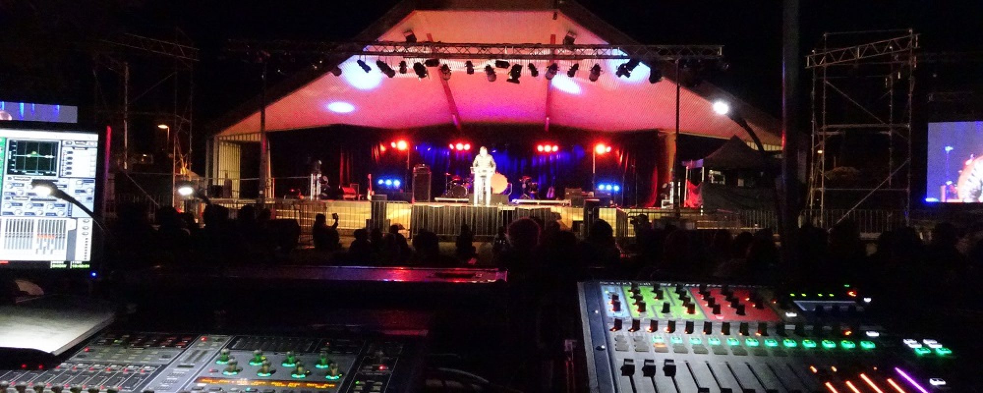 FOH to stage night shot